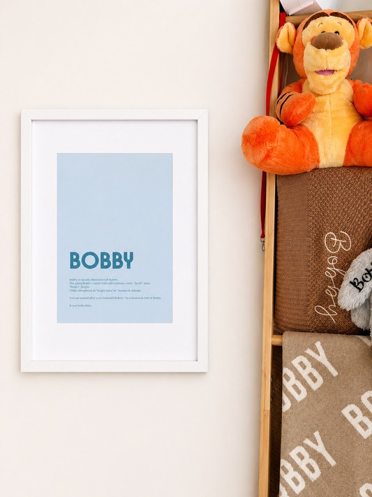 Coastal Mist- Name Meaning Print