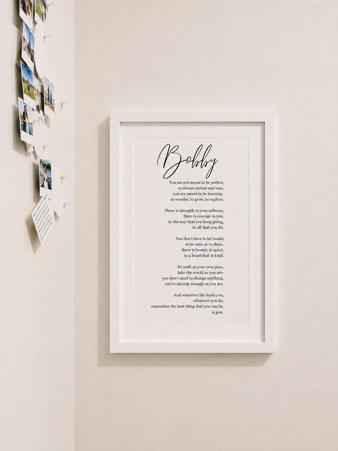 The Bobby- Personalised Poem