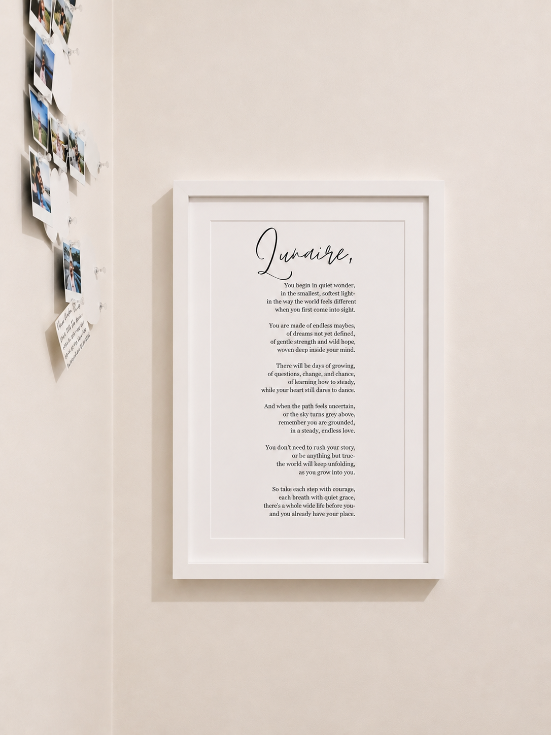The Lunaire- Personalised Poem